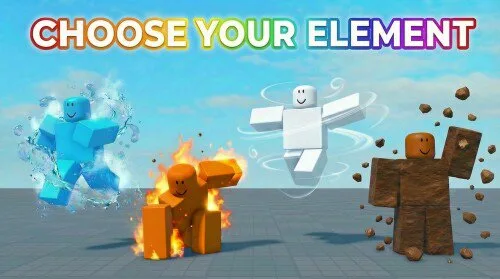Elemental Magic Arena thumbnail from the Roblox experience page